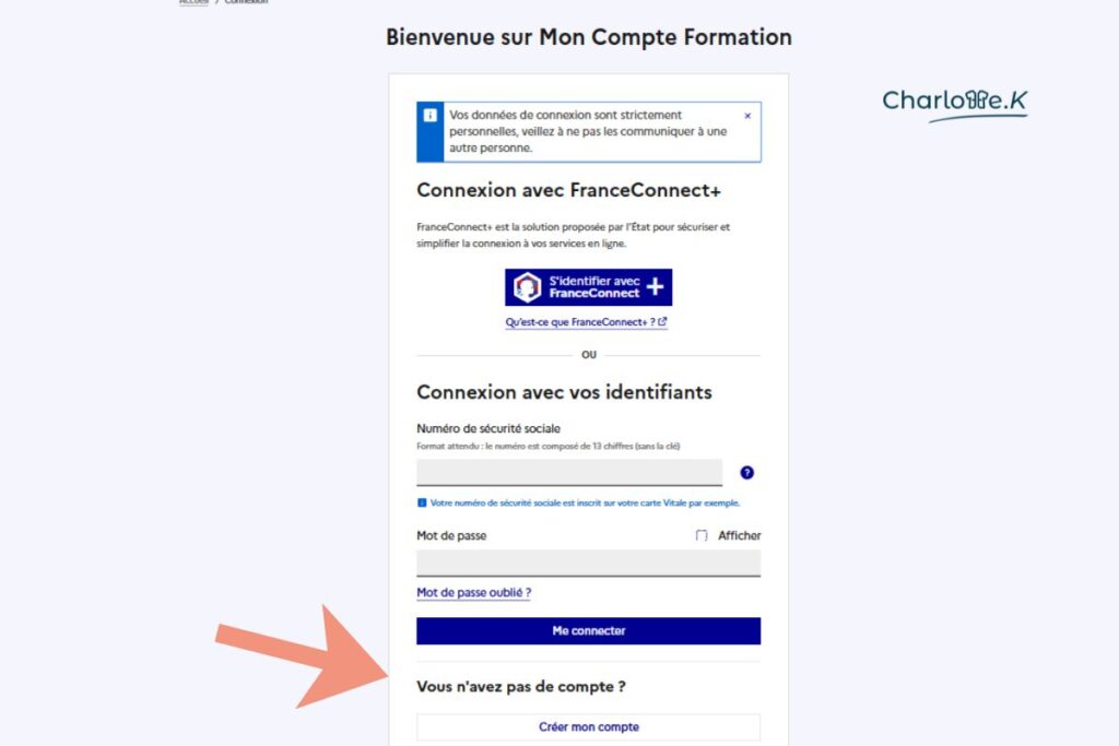 infirmière créer moncompteformation