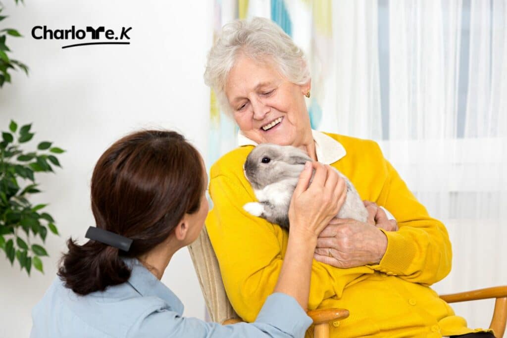 Alexandra, sa reconversion d’infirmière à zoothérapeute.