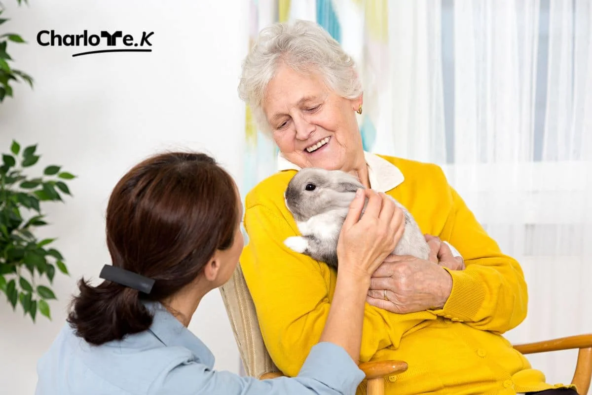 Alexandra, sa reconversion d’infirmière à zoothérapeute.
