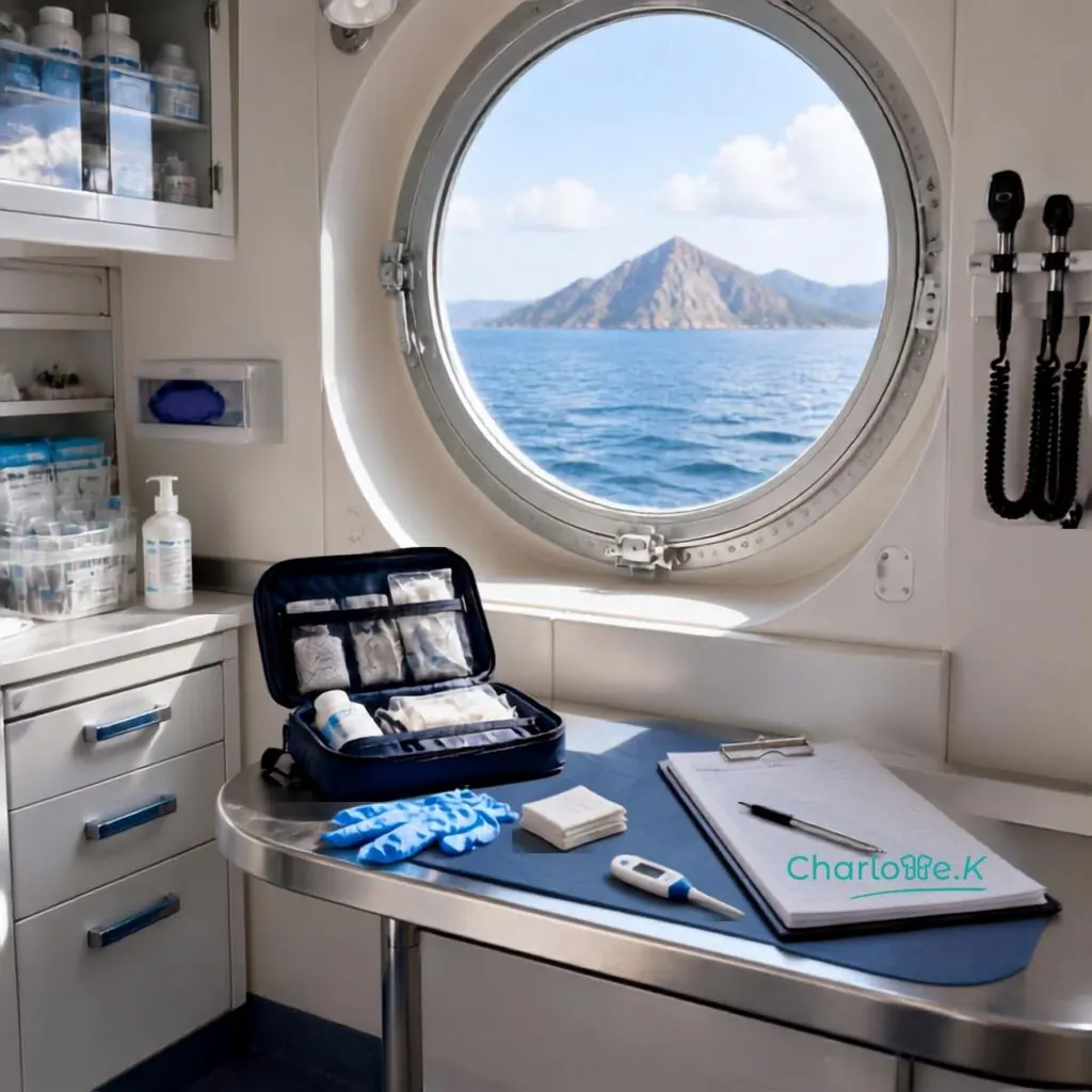 Infirmiere bateaux de croisiere Charlotte K