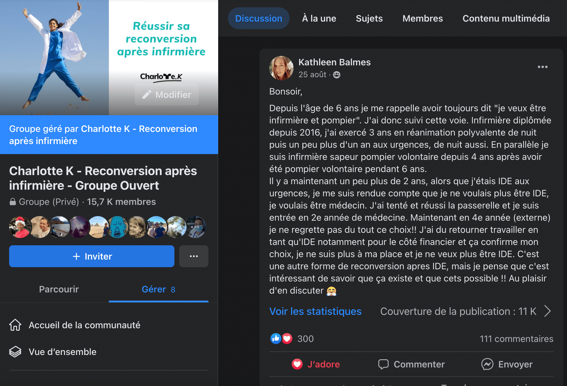  d’infirmière à médecin