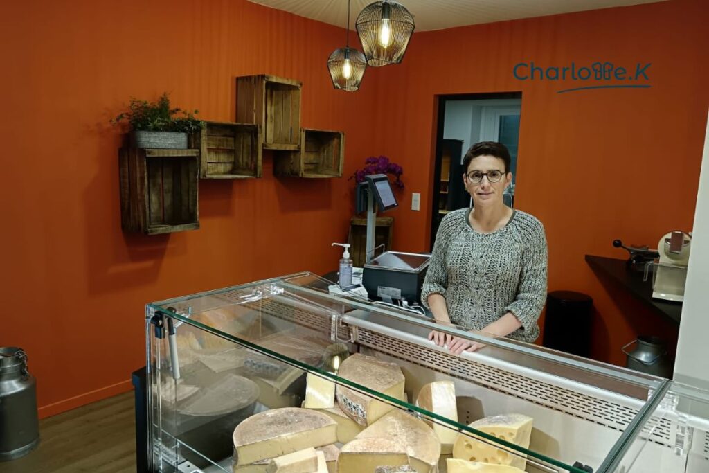 la fromagerie de Séverine, ancienne infirmière