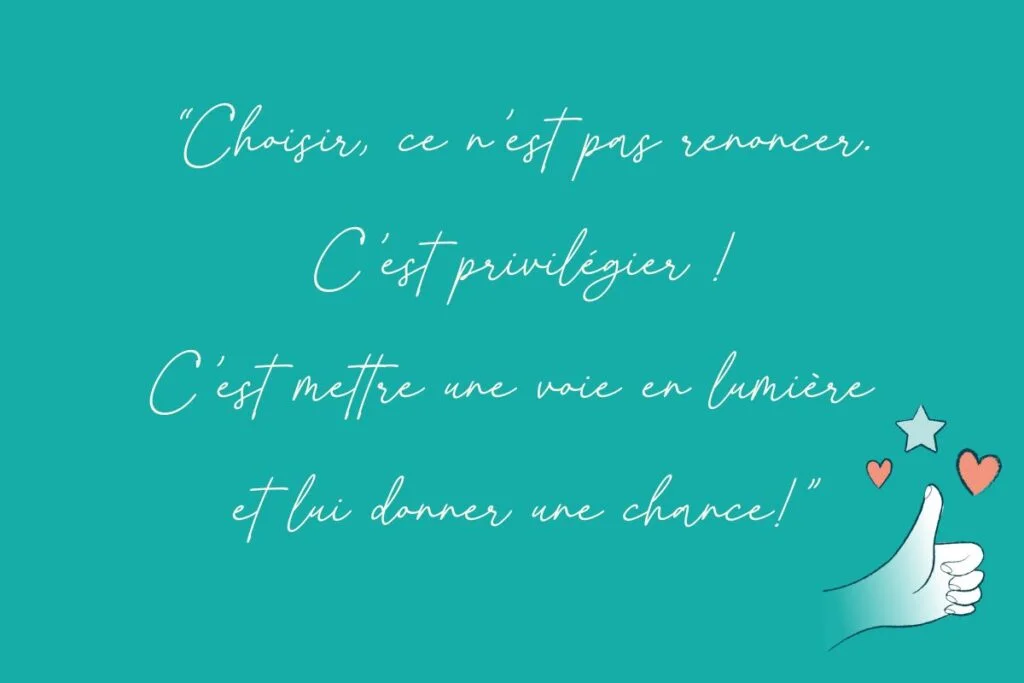 Choisir c'est privilégier