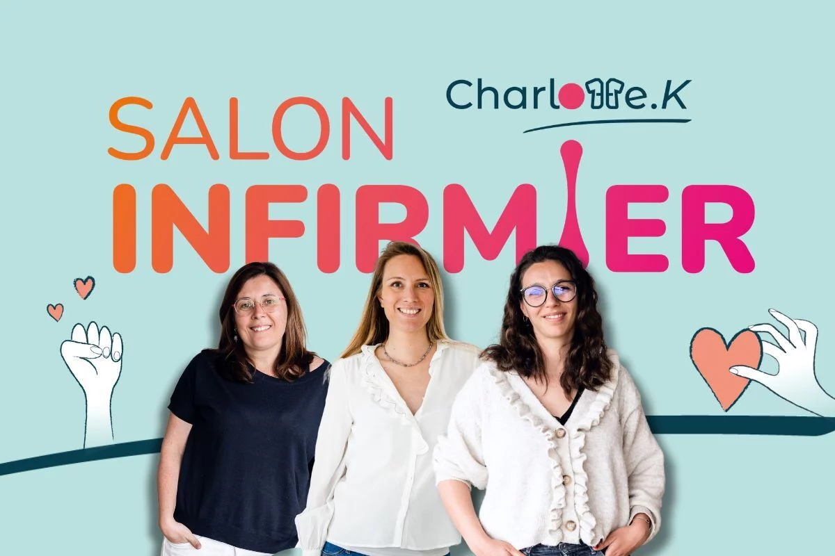 Charlotte K au salon infirmier 2024